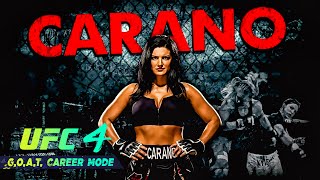 UFC 4 quotCRUSHquot GINA CARANO CAREER MODE EP 34 PS5 [upl. by Akiam]