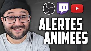 Comment Ajouter des Alertes Animées GRATUITES sur OBS STUDIO 2024 [upl. by Odlaumor]