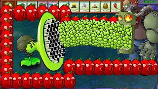 999 Gatling Pea and Wallnult vs 1 Zomboss Gargantuar  Plants vs Zombies hack [upl. by Seyler]