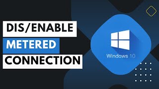 How to Enable or Disable Metered Connection in Windows 10 PC amp Laptop [upl. by Edla]