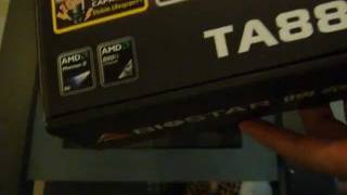 Unboxing Biostar TA880GB AMD AM3 Motherboard [upl. by Ecirual866]