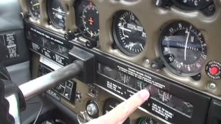 Piper PA28181 Archer II PHDRT Complete startup procedure With all checks [upl. by Acinod]