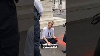 Youth Demand Protest against the Gaza Genocide at the Cenotaph Whitehall London GazaGenocide [upl. by Ailerua]