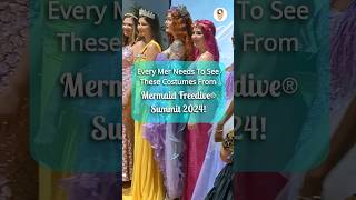 🧜🏼‍♀️ The MERMAZING Costumes From Mermaid Freedive®s PADI Mermaid Summit 2024 🧜🏼‍♀️  mermaids [upl. by Shultz]