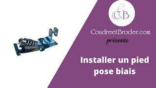 Installer un pied pose biais [upl. by Revolc]