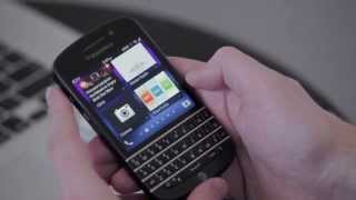 BlackBerry Q10 First Look and Review [upl. by Sabino]