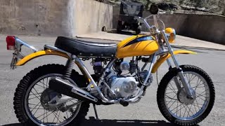 1971 HONDA SL70 MOTO SPORT ENDURO ORIGINAL PAINT amp REBUILT ENGINE [upl. by Llenyr]