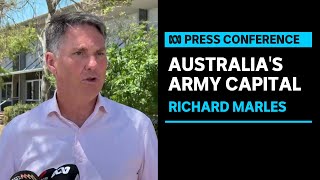 IN FULL Deputy Prime Minister Richard Marles announces Australia’s new Army capital  ABC News [upl. by Zebulen924]