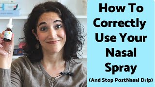 How to Use a Prescription Nasal Spray [upl. by Weinstein]