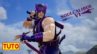 SOULCALIBUR 6 TUTORIAL  HOW TO MAKE HAWKEYE [upl. by Platus]