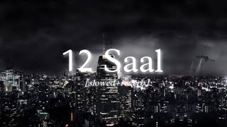 12 Saal  Bilal Saeed  Slowed amp Reverb [upl. by Dao]