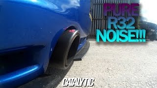 Volkswagen Golf R32 Lucifer Decat Non Resonated Exhaust System [upl. by Matejka190]