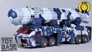 【Icefield Missile Optimus Prime】TFC Toys STC 01P ICE WOLF Nuclear Launch Optimus Prime Truck Robot [upl. by Kilby]