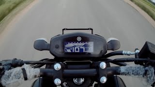 Top Speed of YAMAHA FZS V3 2022 BS6 [upl. by Gaven]