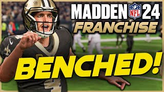 We Made a Quarterback Change  Madden 24 Saints Franchise Y2G1213  Ep34 [upl. by Weiser]