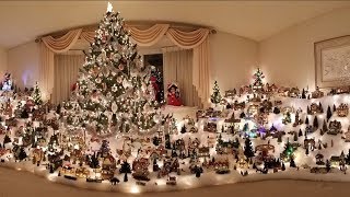 Massive Christmas Village Display with Time Lapse [upl. by Ligetti]