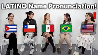 LATIN AMERICAN Names Pronunciation Differences [upl. by Kaye170]