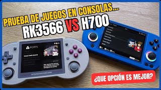 CONSOLAS RK3566 VS H700  ¿CUÁL Es MEJOR y más POTENTE [upl. by Harbed]