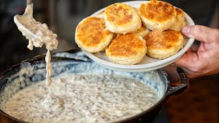 Southern Sausage Gravy and Biscuits Secrets Revealed [upl. by Asset86]