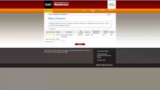 Howto pay your tuition on WebAdvisor [upl. by Thorbert190]