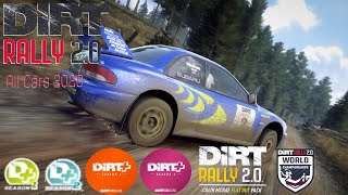 Dirt Rally 20 All Rally Cars 2020 All DLC Full 1080p HD [upl. by Robinetta]