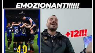 INTERATALANTA 40 MI EMOZIONO GUARDANDO QUESTA SQUADRA 12 PUNTI NON CI SONO PAROLE AMMIRATE [upl. by Dollie]