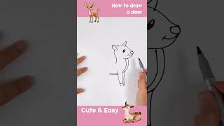 Learn to Draw a WhiteTailed Deer – Easy and Fun DrawingTutorial [upl. by Allenaj]