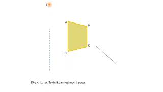 85 a chizma Tekislikdan tushuvchi soya [upl. by Annat]