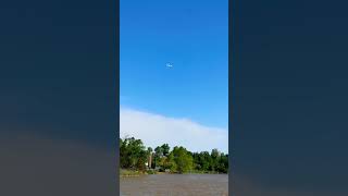 Plane Flying Over Dolese Youth Park  Oklahoma [upl. by Treboh]