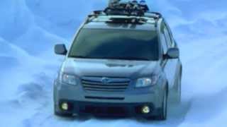 2013 Subaru Tribeca 36R Limited on snow  AutoMotoTV [upl. by Allemat]