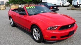 SOLD 2011 Ford Mustang V6 Convertible Walkaround Start up Tour and Overview [upl. by Emerej]