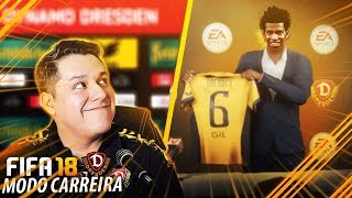 INCRÍVEL CONTRATEI UM JOGADOR DA SELEÇÃO FIFA 18 MODO CARREIRA 20 🔥😱 [upl. by Geordie79]