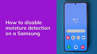 How To Disable Moisture Detected on a Samsung Phone [upl. by Anilem483]