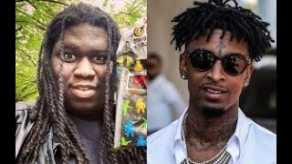 Young Chop Pulls up to 21 Savage old Hood to CHECK HIM and gets his UBER SHOT UP while leaving [upl. by Berglund862]