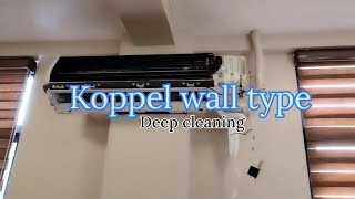 Koppel inverter Airconditioning  low running pressure high Amp iceing system  only deep clean [upl. by Riffle]