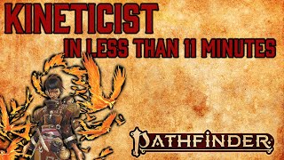 Kineticist Bite Sized  How to Play Kineticist in Pathfinder 2e [upl. by Atilem]