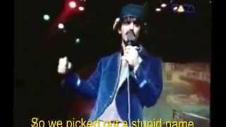 Joe´s Garage by Frank Zappa with subtitles on the screen [upl. by Atiuqes]