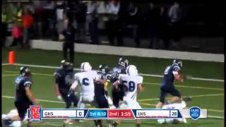 Lynnfield 20 yd td run by Kevin Lee [upl. by Odnumyar757]