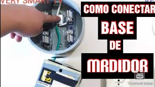 Como Conectar una Base de MedidorConectar AcometidaElectricas [upl. by Kieran542]