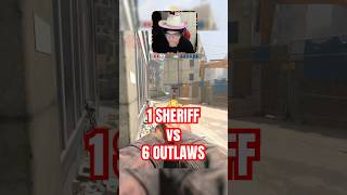 1 SHERIFF vs 6 OUTLAWS 🤠 🥷 [upl. by Ardnuas961]