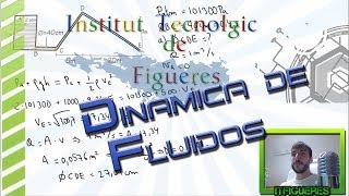 Dinámica de fluidos  Principio de Bernoulli  Ecuación de continuidad [upl. by Gilud995]