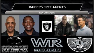 LAS VEGAS RAIDERS 2024 UNRESTRICTED FREE AGENTS  WHAT PLAYERS TO RESIGN OR LET WALK  RAIDERS [upl. by Ateiram984]