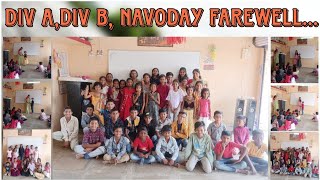 Farewell  Div A Div B Navoday  Jodave Classes Killari [upl. by Ardnosak]