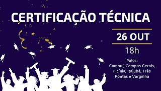 Certificação Técnica  Cursos Administração Logística e Qualidade EaD [upl. by Leonteen]