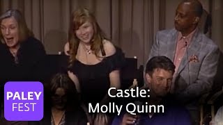 Castle  Molly Quinn on Nathan Fillion Paley Center Interview [upl. by Nal799]