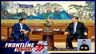 Expresident Duterte nakipagpulong kay Chinese Pres Xi sa Beijing  Frontline Tonight [upl. by Kinney]