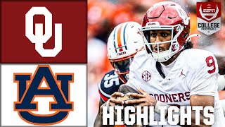 Oklahoma Sooners vs Auburn Tigers  Full Game Highlights  ESPN College Football [upl. by Frymire]