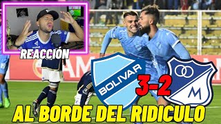 Reacción BOLIVAR 32 MILLONARIOS   jugamos como equipo chico  El Grani [upl. by Ralyks659]