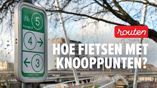 Hoe een fietsroute uitstippelen en fietsen met knooppunten [upl. by Inkster]