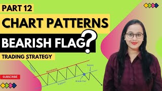 Bearish Flag Trading Strategy  Bearish Flag Chart Pattern  Beariah Flag Continuation Pattern [upl. by Anilad]